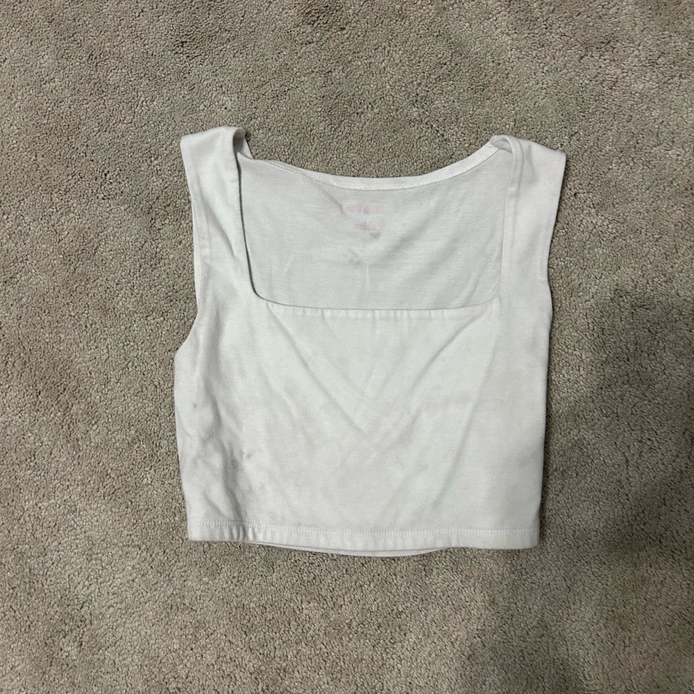 PacSun White Crop Top